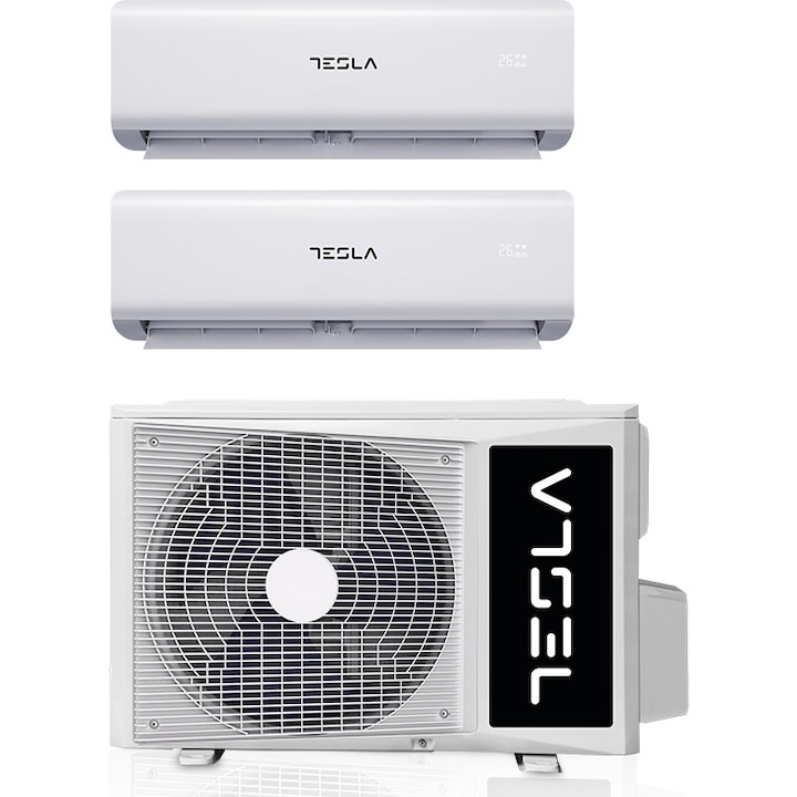 Sistem aer conditionat multisplit Tesla TGS-D16V99W, unitate exterioara de 16000 BTU, unitati interioare 2 x 9000 BTU : Review detaliat